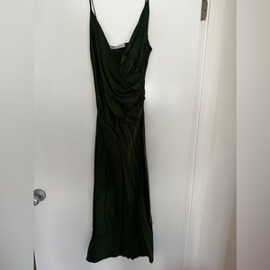 Zara Green silk dress